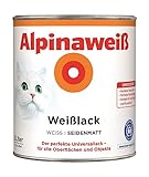 Alpina Weißlack 2 Liter seidenmatt